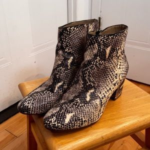 Steve Madden Faux Snake Skin Boots